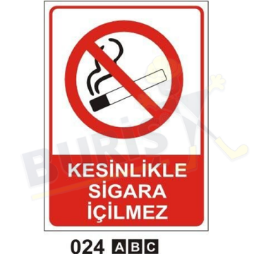 Kesinlikle Sigara İçilmez