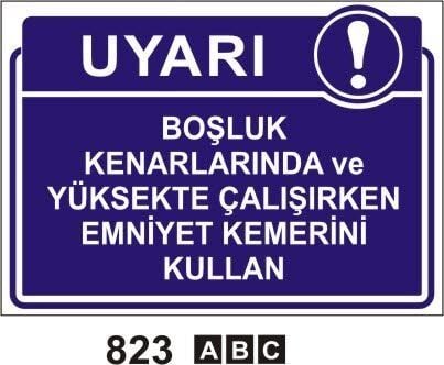 Boşluk Kenarlarında Çalışırken Emniyet Kemerini Kullan