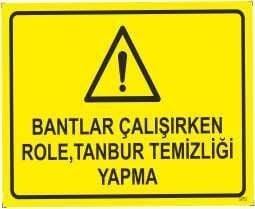 Bantlar Çalışırken Role Tanbur Temizliği Yapma