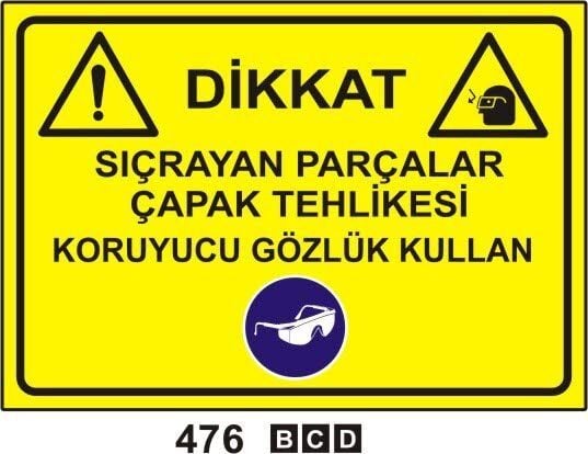 Sıçrayan Parçalar Çapak Tehlikesi