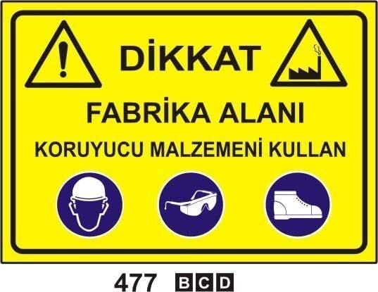 Fabrika Alanı Koruyucu Malzemeni Kullan