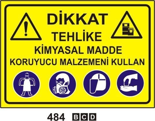 Düşebilir Parçalar Tehlikeli Alan Koruyucu Baretini Giy