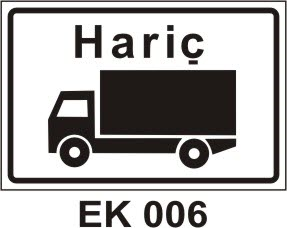 Trafik Levhalarının Ek Panalleri