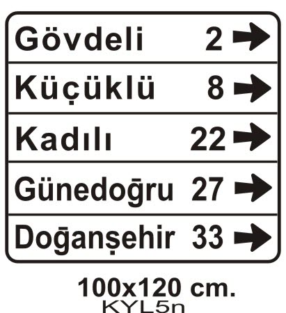Köy Yön Levhaları