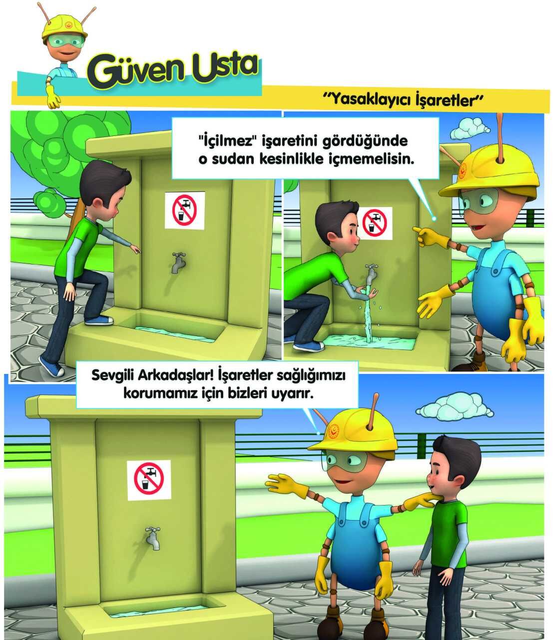 Güven Usta ''Yasaklayıcı İşaretler'' Levhası