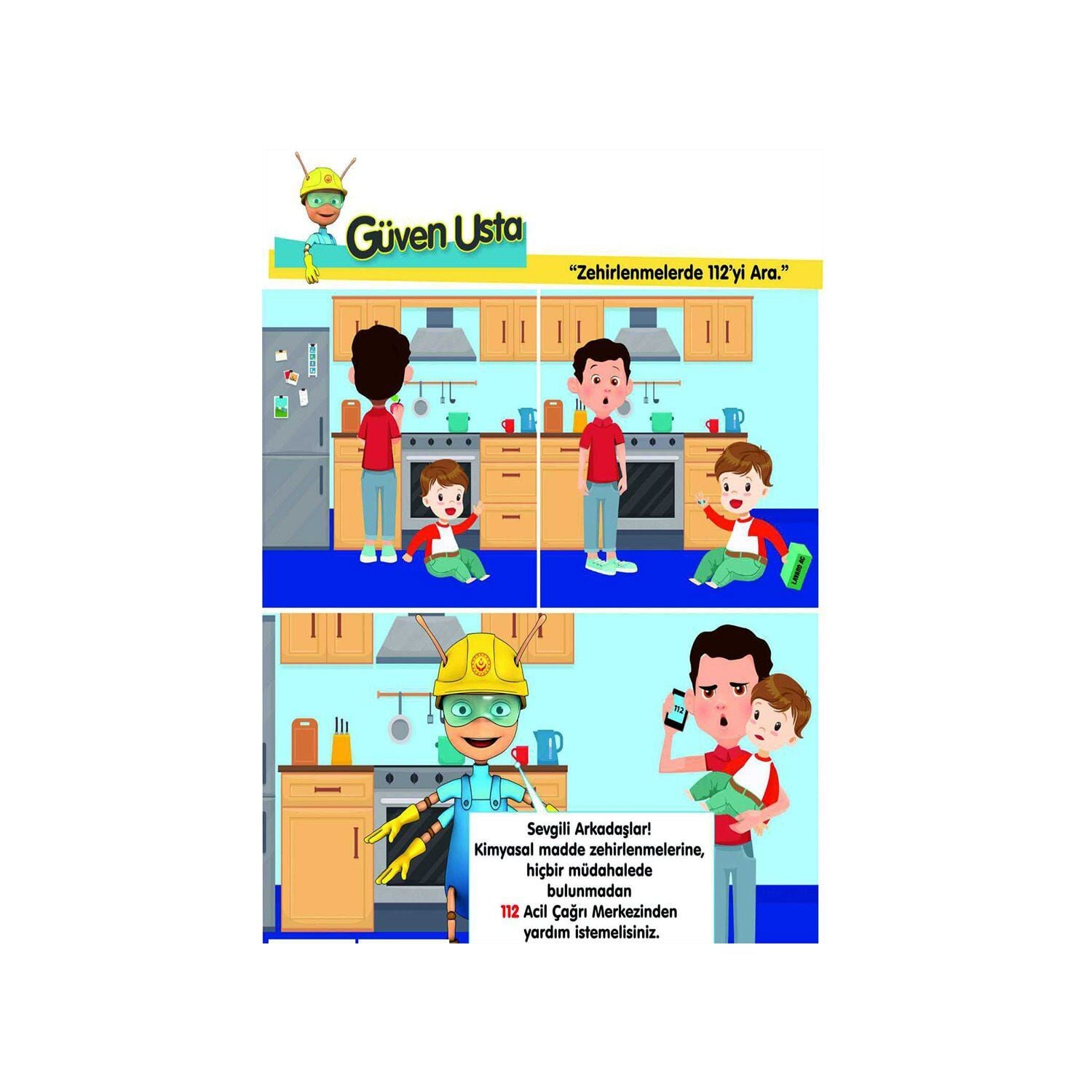 Zehirlenmelerde 112yi Ara Levhası