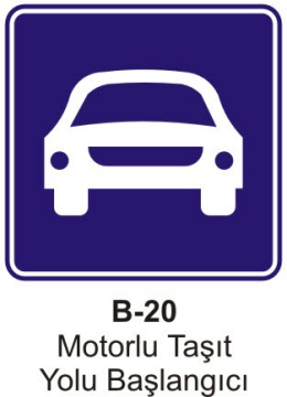 Motorlu Taşıt Yolu Başlangıcı