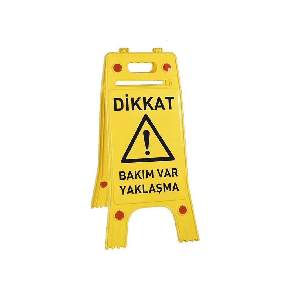 Dikkat Bakım Var Yaklaşma Tabelası