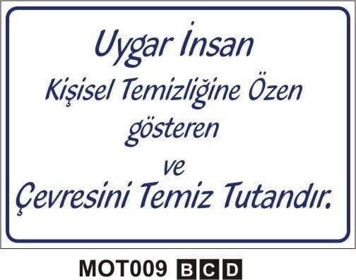 Uygar İnsan Kişisel Temizliğine Özen Gösteren ve Çevresini Temiz Tutan İnsandır