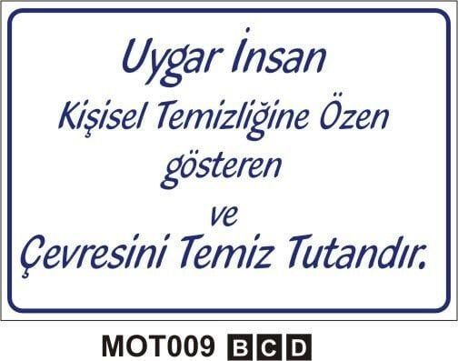 Uygar İnsan Kişisel Temizliğine Özen Gösteren ve Çevresini Temiz Tutan İnsandır