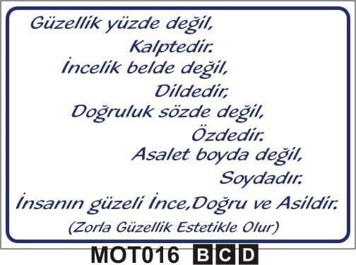 Güzellik Yüzde Değil Kalptedir ...