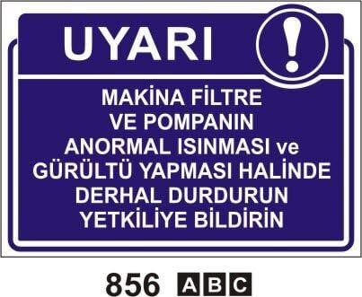 Makine Filtre Ve Pompanın Anormal Isınması Ve Gürültü Yapması Halinde