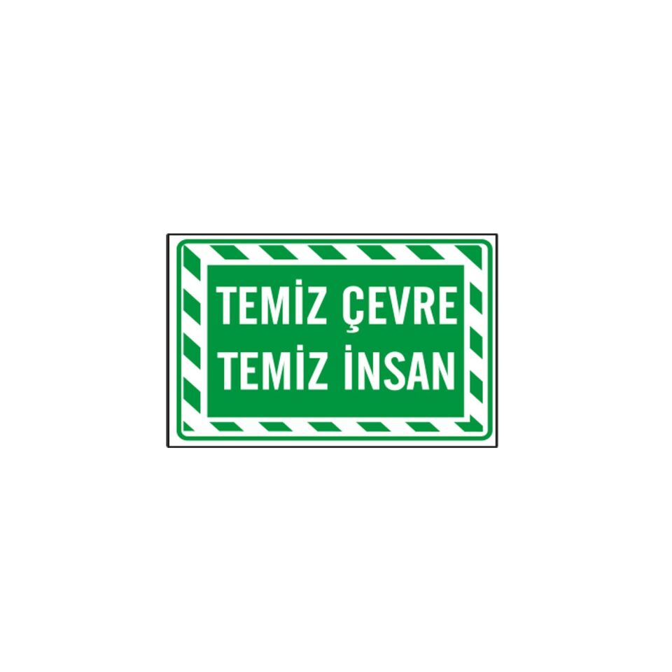 Temiz Çevre Temiz İnsan Levhası