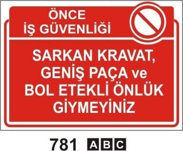 Sarkan Kravat Geniş Paça Ve Bol Etekli Önlük Giymeyiniz
