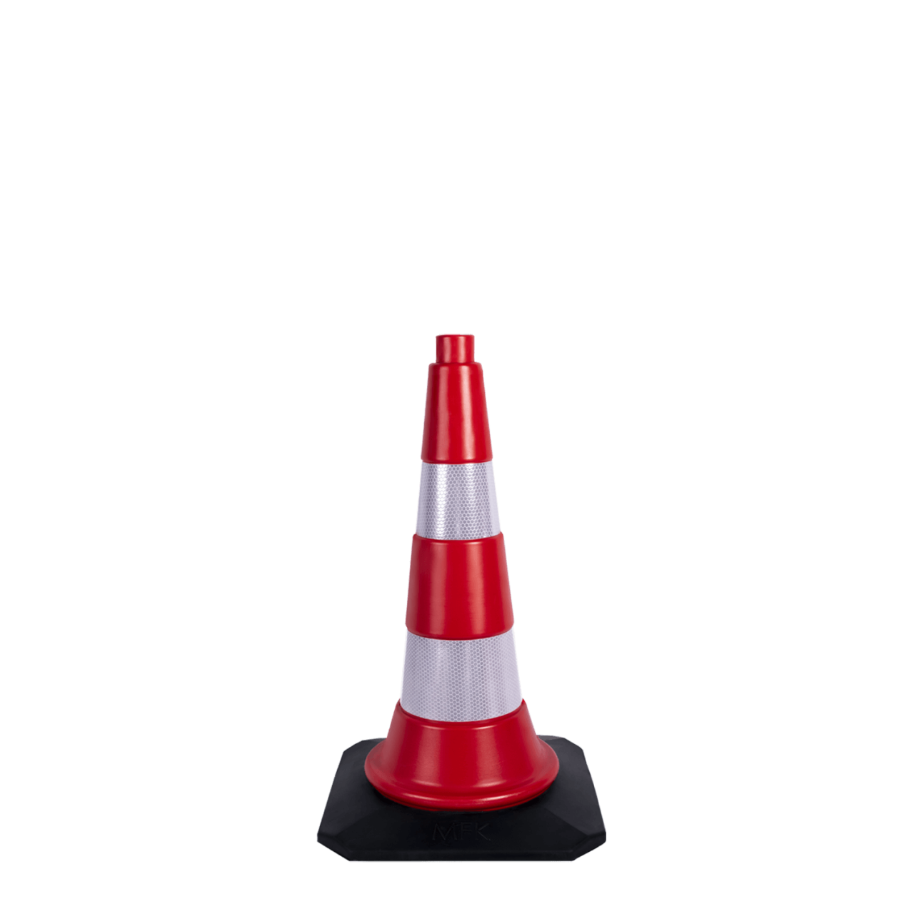 50 cm Trafik ve Reklam Konisi (Kauçuk Taban) (3550)