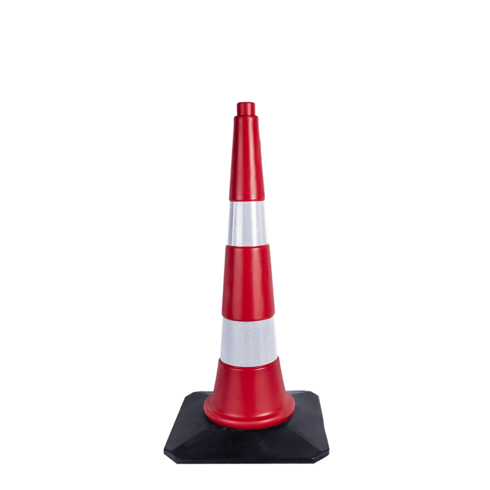 75 cm Trafik ve Reklam Konisi (Kauçuk Taban)(3575)