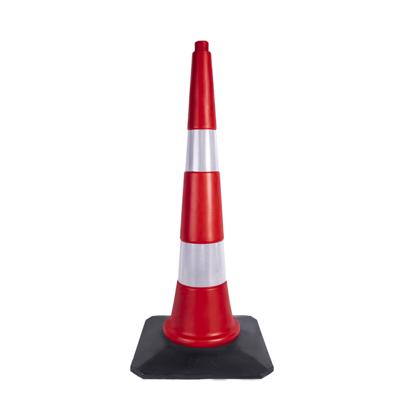 90 cm Trafik ve Reklam Konisi (Kauçuk Taban)(3590)