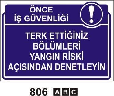 Terk Ettiğiniz Bölümleri Yangın Riski Açısından Denetleyin