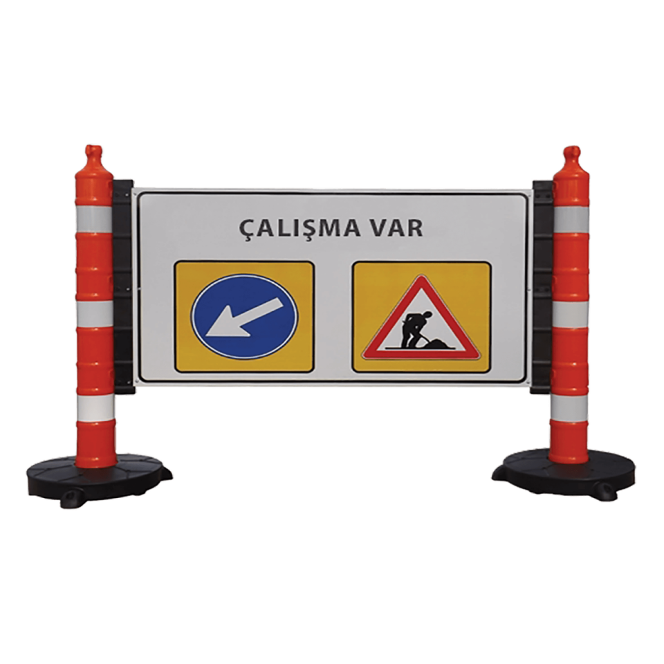 Levhalı Dikme Bariyer Enjeksiyon 75x125 cm (MFK 7121)