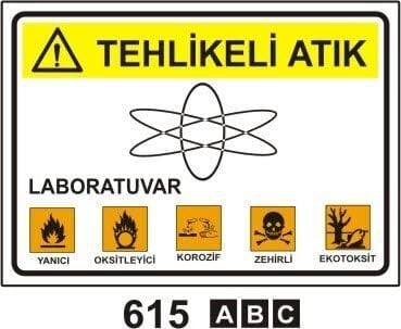 Tehlikeli Atık Labaratuvar (Geri Dönüşüm/Tehlikeli Atık Levhası)