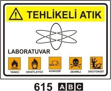 Tehlikeli Atık Labaratuvar (Geri Dönüşüm/Tehlikeli Atık Levhası)