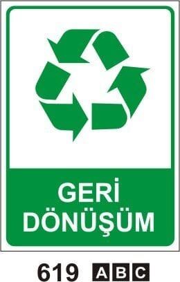 Geri Dönüşüm (Geri Dönüşüm/Tehlikeli Atık Levhası)