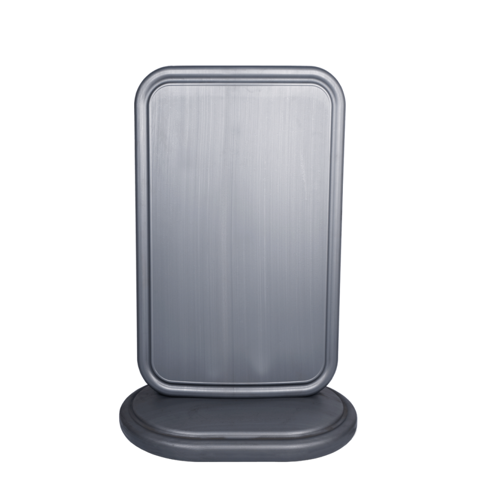 Gri Reklam Dubası 45x75 cm (4530)