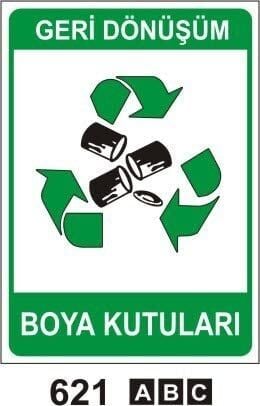 Boya Kutuları (Geri Dönüşüm/Tehlikeli Atık Levhası)
