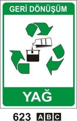 Yağ (Geri Dönüşüm/Tehlikeli Atık Levhası)