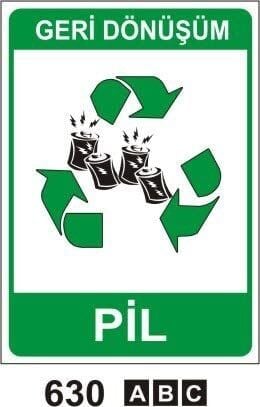 Pil (Geri Dönüşüm/Tehlikeli Atık Levhası)