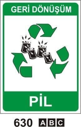 Pil (Geri Dönüşüm/Tehlikeli Atık Levhası)