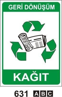 Kağıt (Geri Dönüşüm/Tehlikeli Atık Levhası)