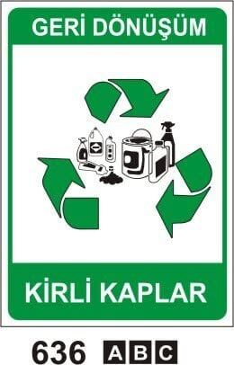 Kirli Kaplar (Geri Dönüşüm/Tehlikeli Atık Levhası)