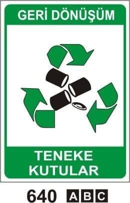 Teneke Kutular (Geri Dönüşüm/Tehlikeli Atık Levhası)