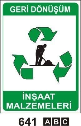 İnşaat Malzemeleri (Geri Dönüşüm/Tehlikeli Atık Levhası)