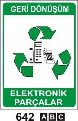 Elektronik Parçalar (Geri Dönüşüm/Tehlikeli Atık Levhası)