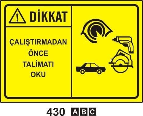 Çalıştırmadan Önce Talimatı Oku